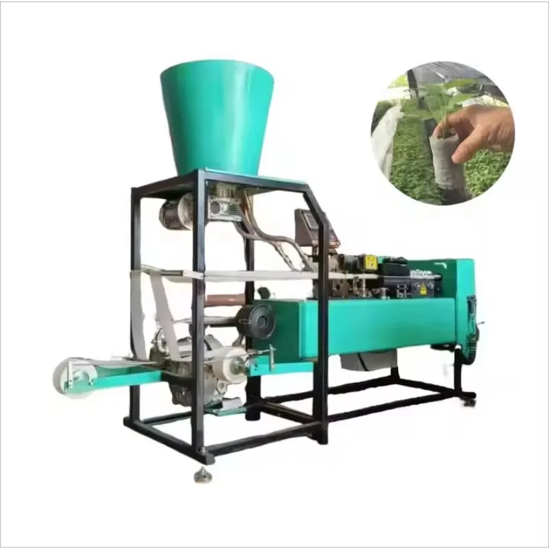 Non-Woven Nutrition Block Forming Machine Lightweight Substrate Cup Filling Machine Production Line Seedling Forming Machine