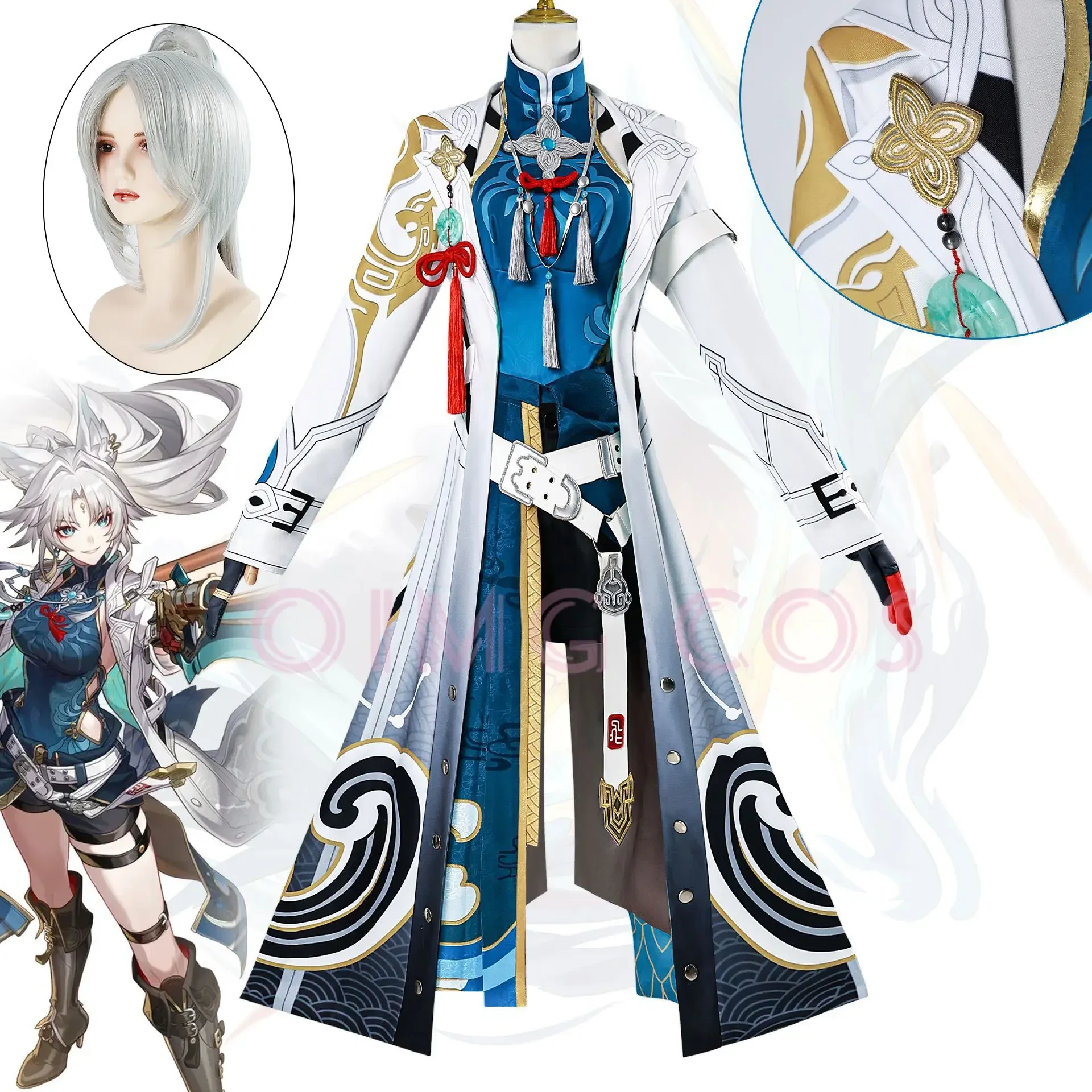 

Honkai Star Rail Feixiao Cosplay Costume Adult Carnival Uniform Anime Halloween Party Costumes Masquerade Women Game