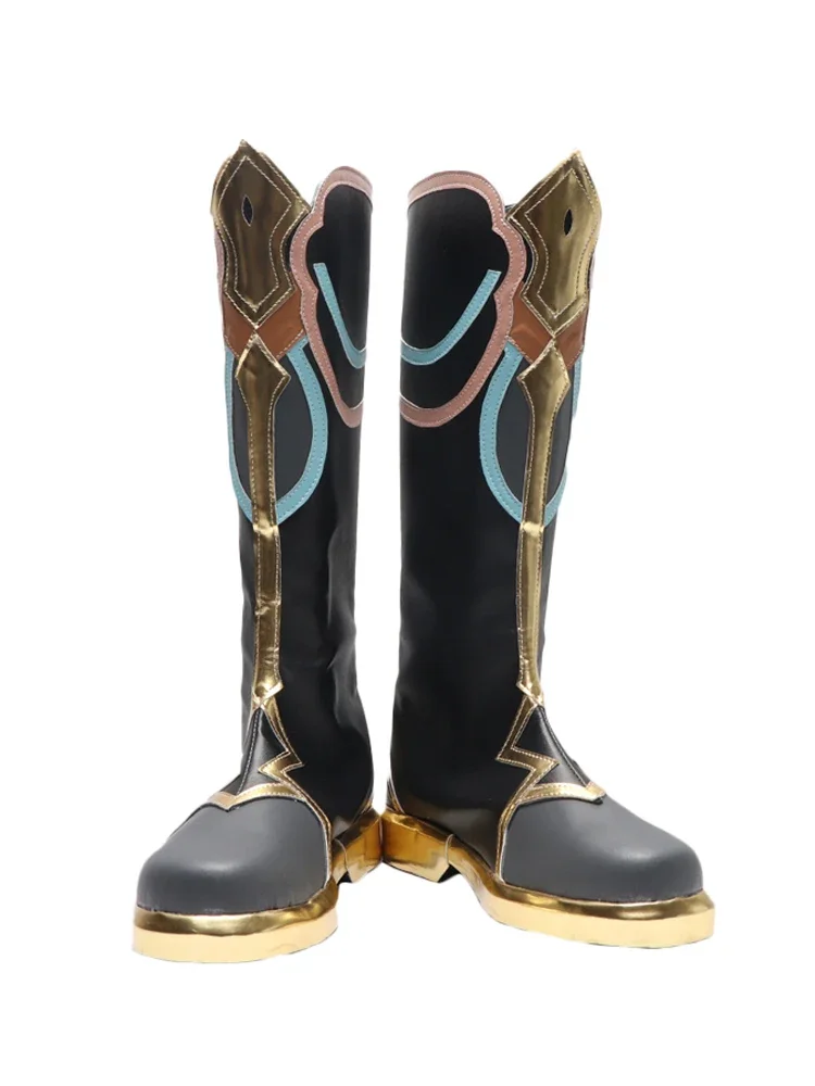 새로운 게임 코스프레 신발 Honkai:스타 레일 Dan Hen 음료 Moon Jun 부츠 할로윈 Aksesori Dibuat Sesuai Pesanan