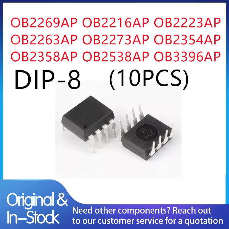 (10piece)100% New ob3396ap OB2269AP OB2216AP OB2223AP OB2263AP OB2273AP OB2354AP OB2358AP  DIP-8 OB2538AP 