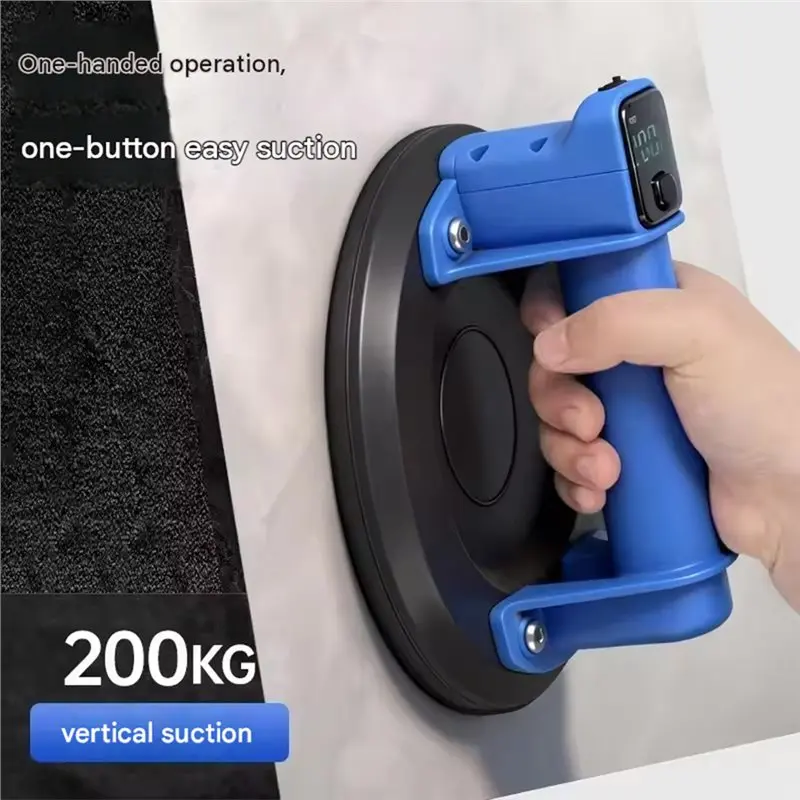 @@AB07 Hot Use Heavy Duty Lifter With Electric Vacuum Suction Cup And Air Pump For Large Glass& Tile Installation Handling