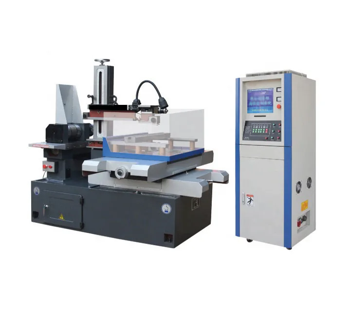 Fast-moving Used Small CNC Wire EDM Electric-erosion Cutting Machine With Oversea Service Mini Dk77 Wire Cutter EDM Machine