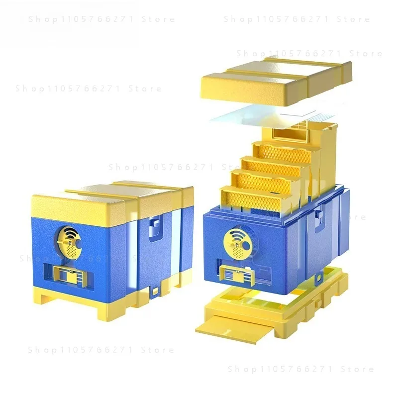 1pcsforPlastic Mini Queen Bee Mating Box King Breeding Box, Multi-Queen Bee Breeding, Framed Beehive Wholesale Beekeeping Tools