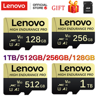 Lenovo 2TB SD Memory Card 1TB SD Card 512GB A2 U3 256GB Micro TF SD Card 128GB High Speed TF Card 64GB For Nintendo Switch