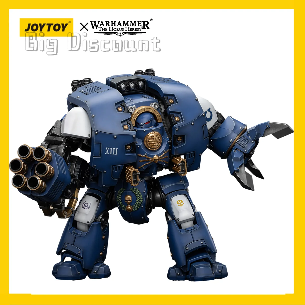 [Pre-order] JOYTOY 1/18 Warhammer The Horus Heresy Action Figure Ultramarines Leviathan Dreadnought Model Free Shipping