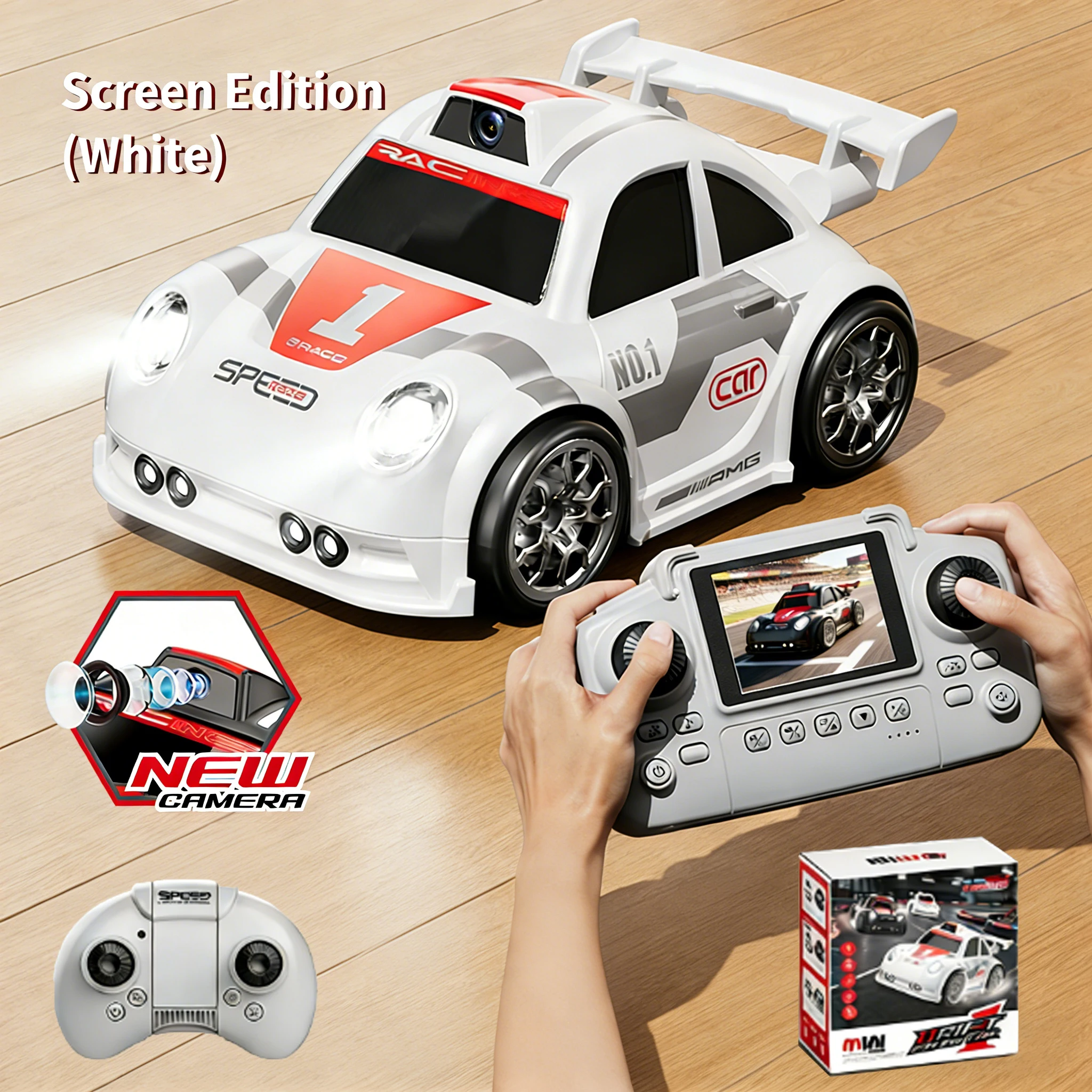 

Новая радиоуправляемая дрифт-машина 6L с двойным режимом подсветки, звуком, камерой и управлением с экрана, умная индукционная машинка с функцией следования, детская игрушка, подарок