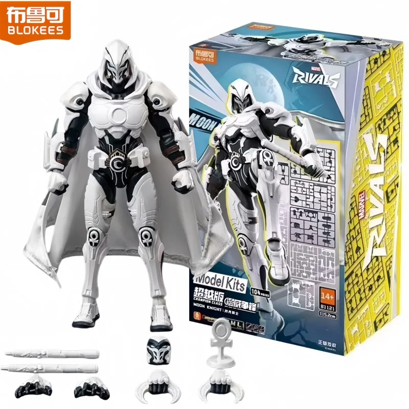 

В наличии: Новые фигурки Blokees Rivals Series Champion Class Moon Knight и Rocket Raccoon, подвижные сборные модели, игрушки
