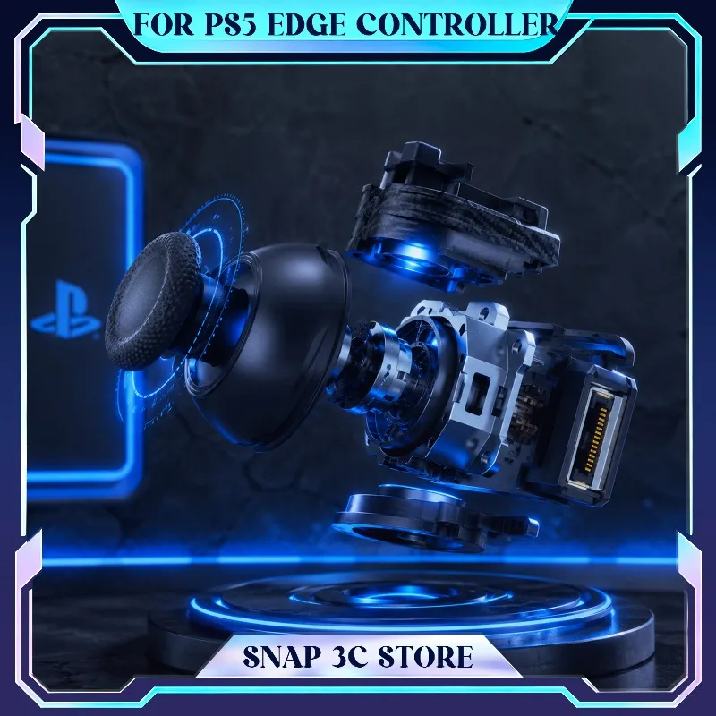 

Replacement Stick Module for PS5 DualSense Edge Controller Joystick Thumbstick Repair Parts Anti-Drift Analog Sensor Accessories
