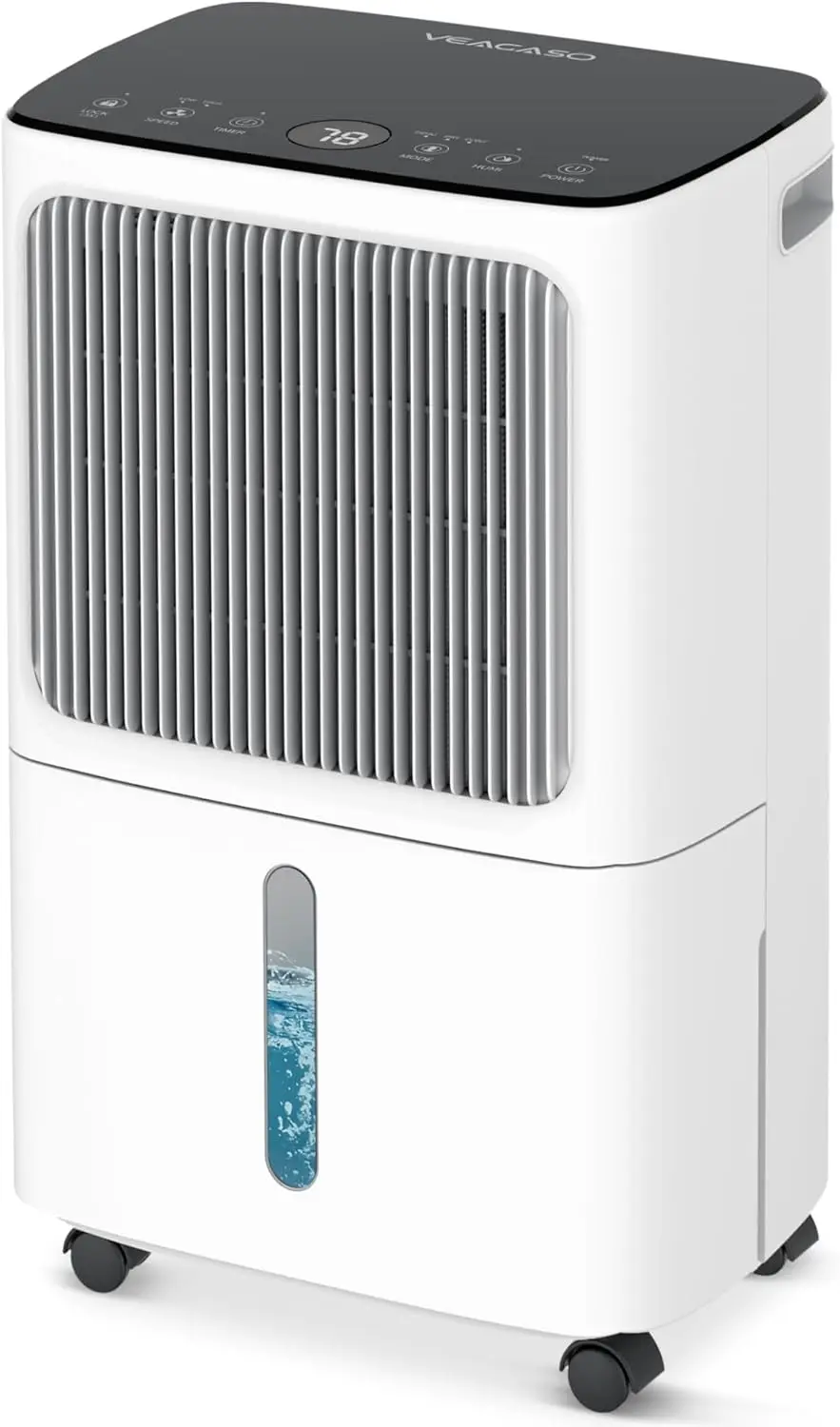 

2500 Sq.Ft Dehumidifier for Basement with Drain Hose Max 34 Pints, Dehumidifiers for Home, Large Room, Bathroom, Bedroom, Three