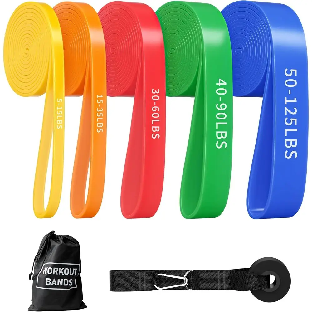 

Resistance Bands for Pull-Ups, Exercise, Stretching, and Muscle Strength Training - Suitable for Men and Women