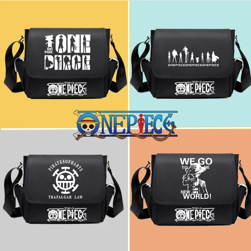 

Anime One Piece Luffy Printing Shoulder Bag With Luminous Fashion Messenger Bag Casual Crossbody Bag Teenagers Boy Birthday Gift