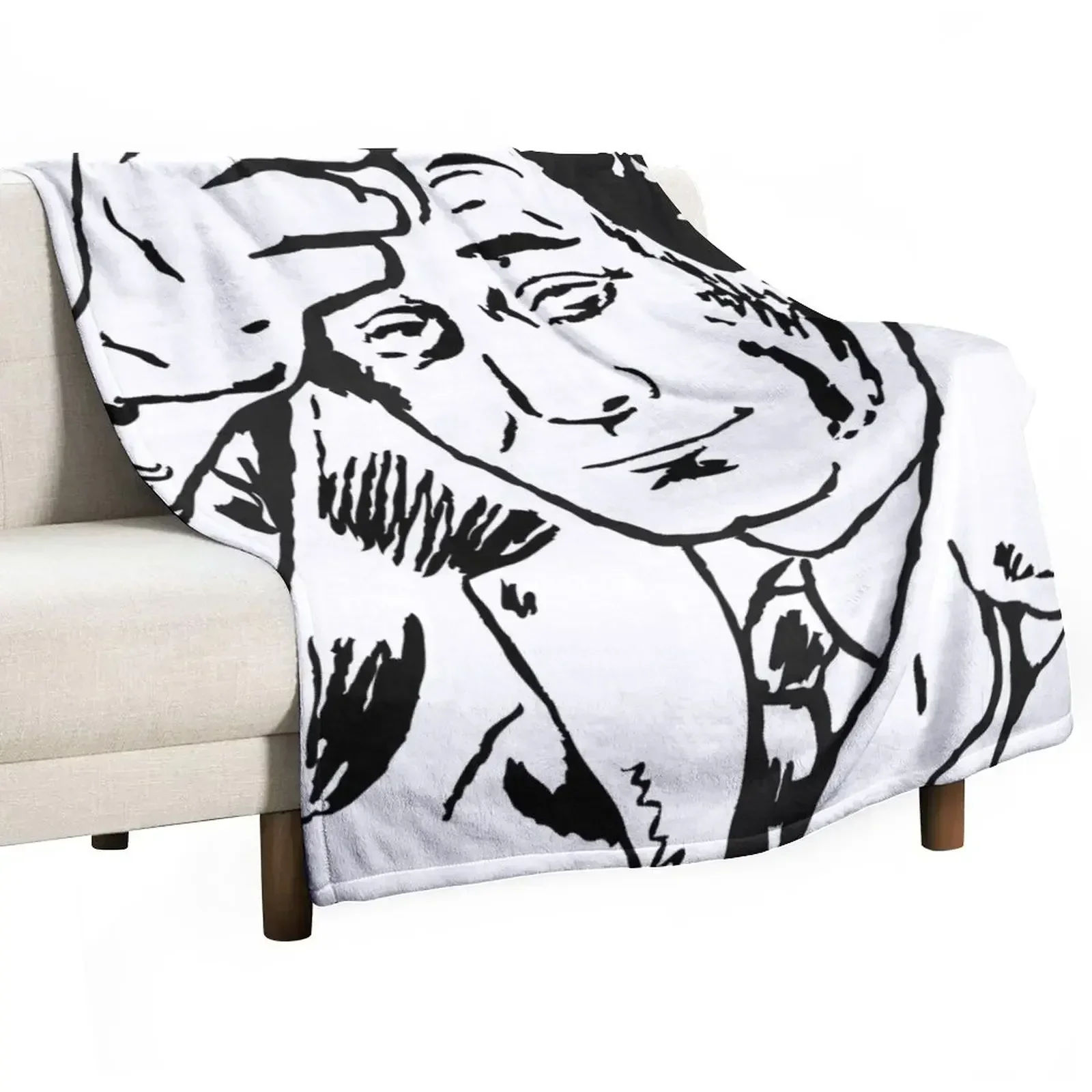 Lieutenant Columbo Portrait Throw Blanket Sofa Throw Comforter Blankets