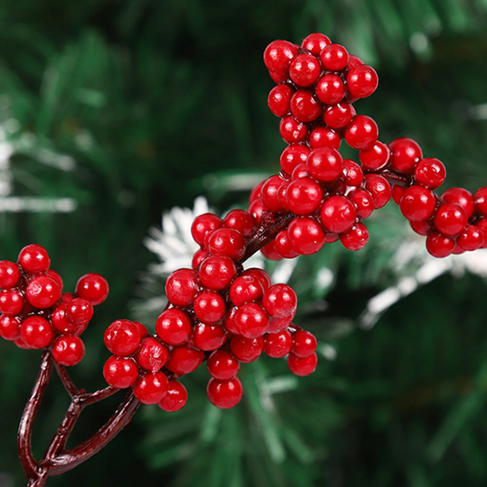 

14pcs Artificial Berry Branch Diy Wreath Red Berry Accessories Christmas Navidad New Year Home Decoration Props Simulated Plant