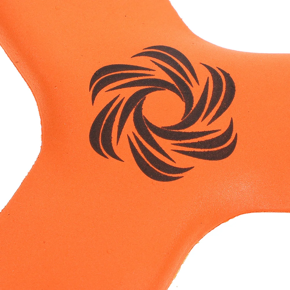 2 peças de disco voador boomerang requintadamente feito, seguro, leve, perfeito para atividades ao ar livre, presentes para crianças ao ar livre