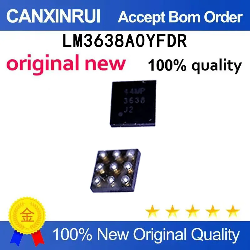 

(5-100 pieces)New LM3638A0YFDR LM3638 3638 BGA fingerprint boost chip IC