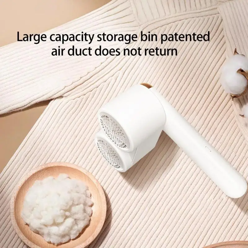 Energy Efficient USB Rechargeable Fabric Shaver Portable Pilling Remover Double Head Clothes Delinter for Sweater N58D