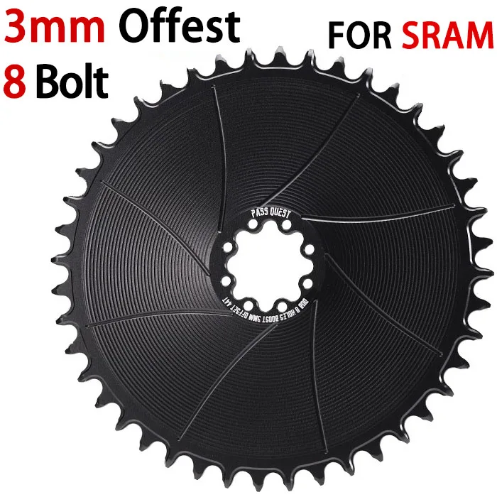 3mm Offset 8 bolt Chainring Narrow Wide Teeth Bicycle plato For SRAM FORCE ETAP AXS 12s RED Mtb Road Bike Direct Mount Crank