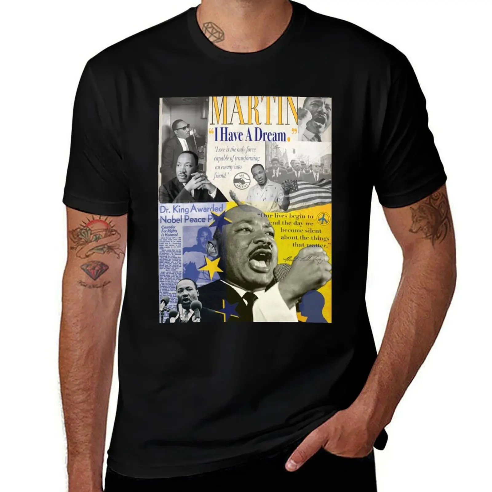 

Martin Luther King T-Shirt custom shirt shirts graphic tees new edition mens fashion