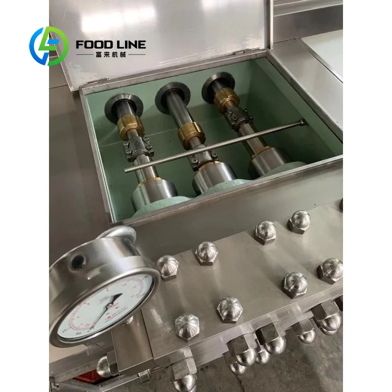 Customize  Stainless Steel High Pressure High Shear Homogenizer Machine For Milk Graphene Cosmetic Food Emulsifying Processing