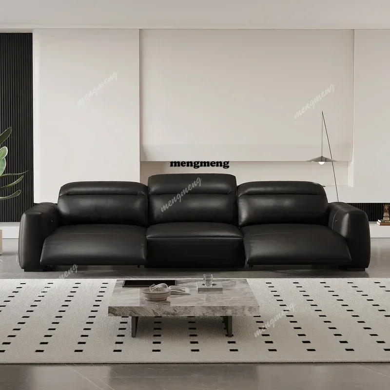 

Ergonomic New Arrival Sofas Luxury Relax Reclining Designer Modern Sofas Leather Italian Designer Modern Divano Hotel Furniture