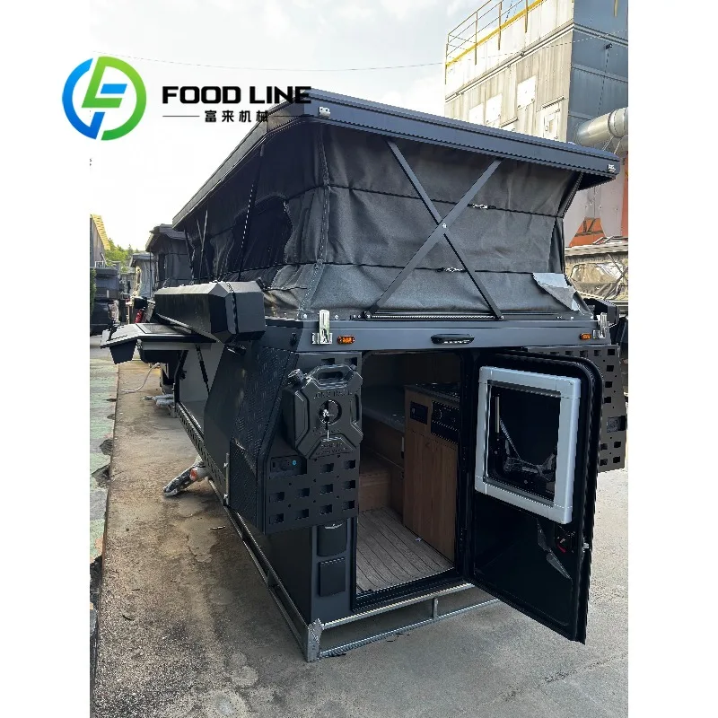 Customized Pop Up Camper For Pickup Truck Simple Maintenance Surface Easy To Clean After Outdoor Heavy Use, Truck Camper Cabin