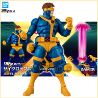 Original BANDAI S.H.Figuarts X-Men Cyclops GAMERVERSE Action Figure Toys PVC Model Collection Anime Joint Figurine Doll Gift