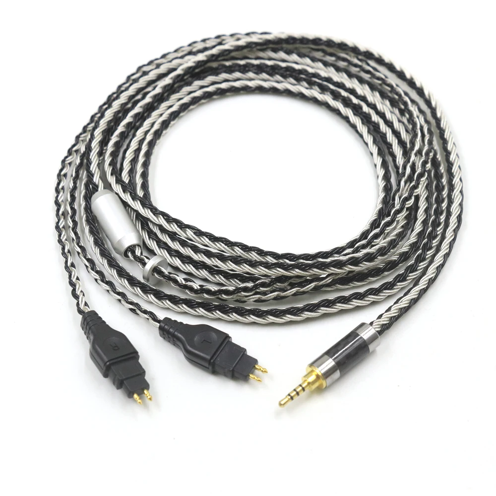 Wysokiej jakości 2.5mm 3.5mm XLR zrównoważony 16 rdzeń słuchawek wymienić kabel aktualizacji dla SENNHEISER HD600 HD650 HD600s HDxx x HD580