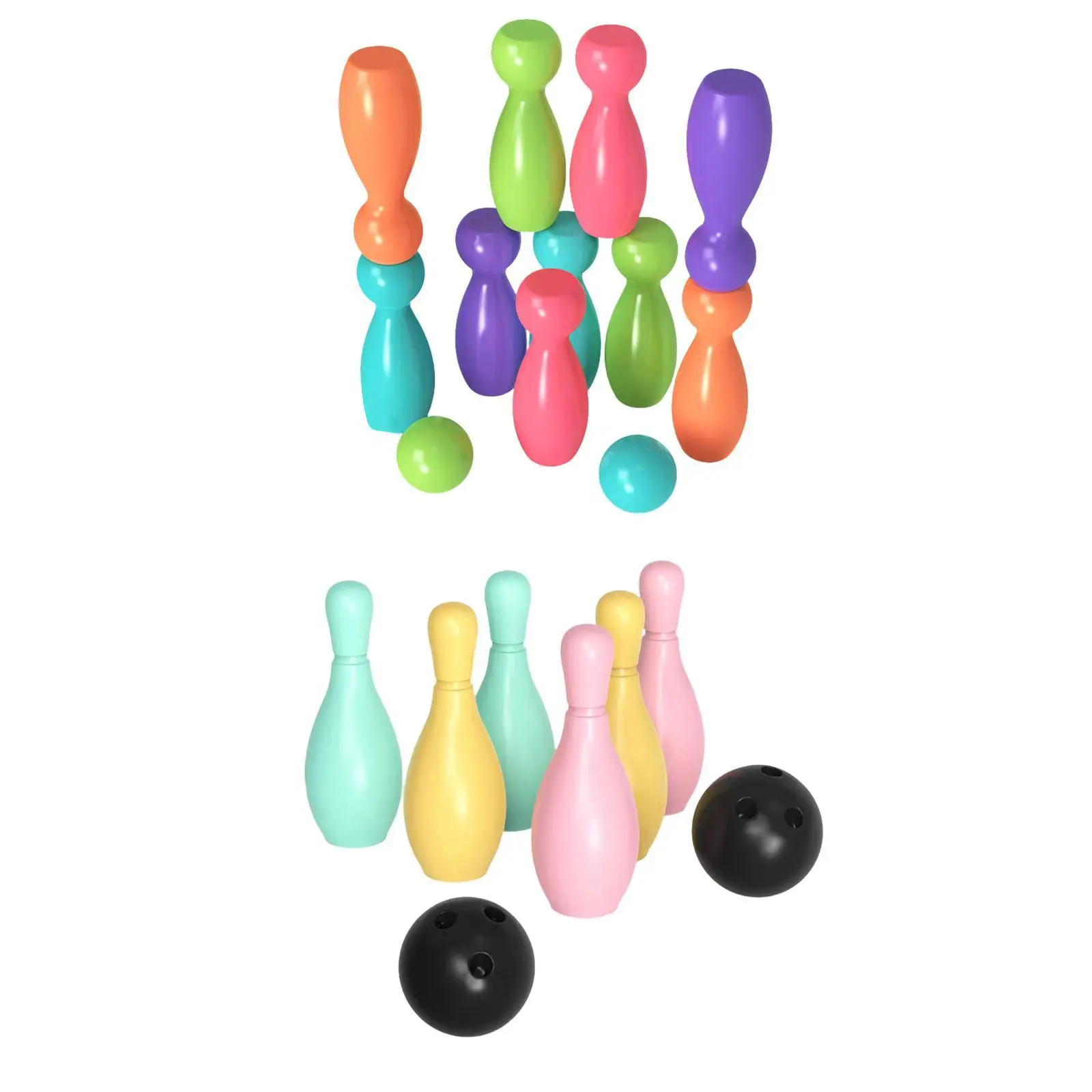 

Kids Bowling Set Mini Funny Bowling Game for Party Favors Birthday Gift Lawn