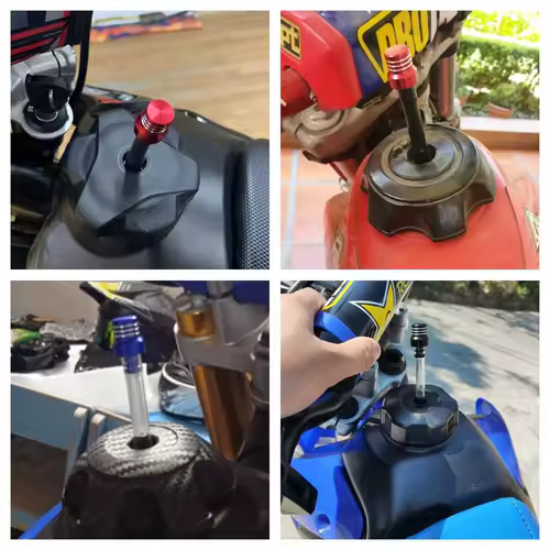 Universal CNC Aluminum Fuel Tank Air Vent Gas Cap oil Vent For CR CRF YZ YZF K.T.M RMZ KXF KAYO BSE Motocross Dirt Pit Bike ATV - Image 3