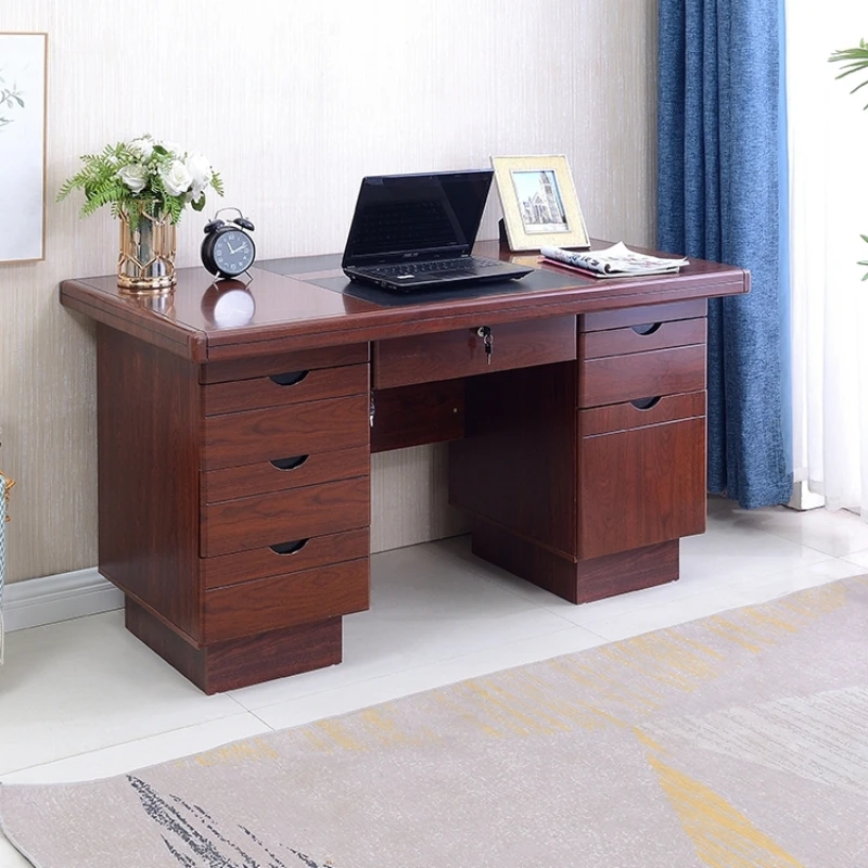 Modern Laptop Office Table Organiser Drawer Wooden Reading Computer Desks Pc Drawers Biurka Komputerowe Home Office Furniture