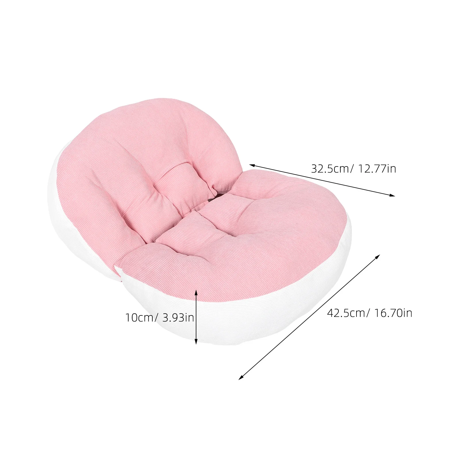 وسادة حمل للنساء على شكل حرف U مع دعم للبطن والظهر لتصميم التبريد المريح للنوم الجانبي #5