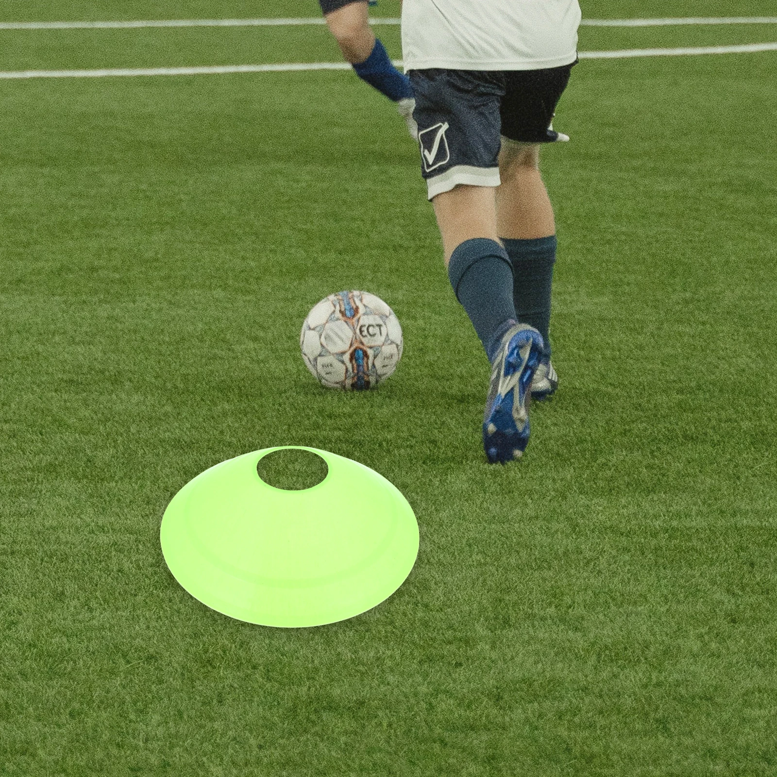 

14Pcs Football Training Sign Disc Durable PE Material Soccer Obstacle Marker Sports Accessories Fitness Equipment