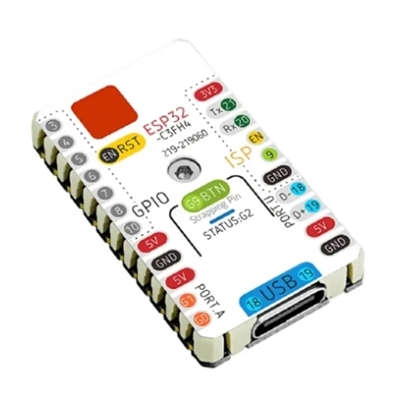 

Плата разработки IoT ABAN для M5stack M5stamp C3U, совместимая с M5stack Stamp C3U, основная плата EPS32-C3 RISC-V