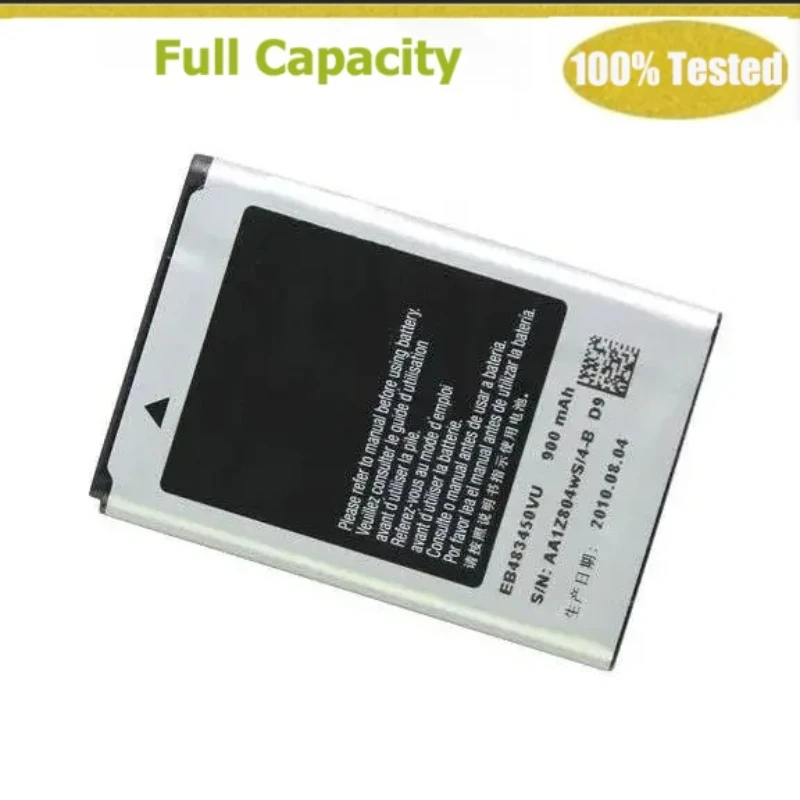 

Совершенно новый аккумулятор EB483450VU для Samsung C3230 C3752 C3630 C3630C S5350, высокое качество