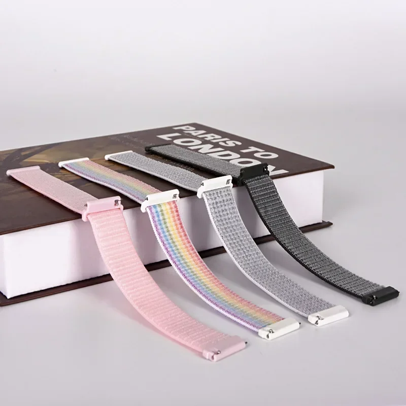 Bucle de nailon de 22mm para CMF By Nothing Watch Pro 3 2 1 pulsera para Amazfit Bip 6 5/Redmi 5 Lite/Huawei GT5 GT4 GT3 correa de 46mm