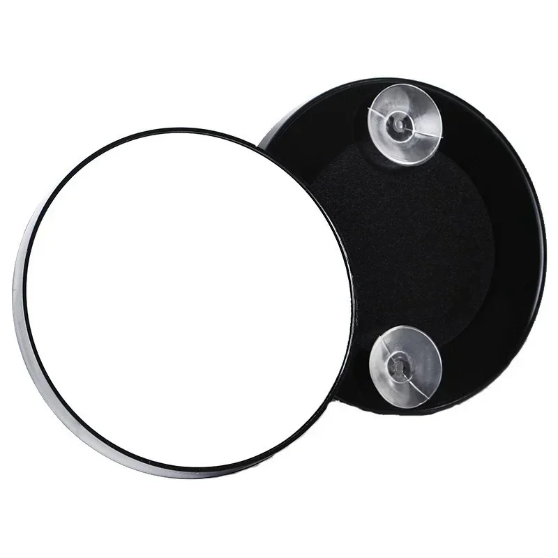 Magnification Mirror With Suction Cup Blackhead Magnifying Mirror For Bathroom Makeup Mirror Portable Round 5x/10x/15x