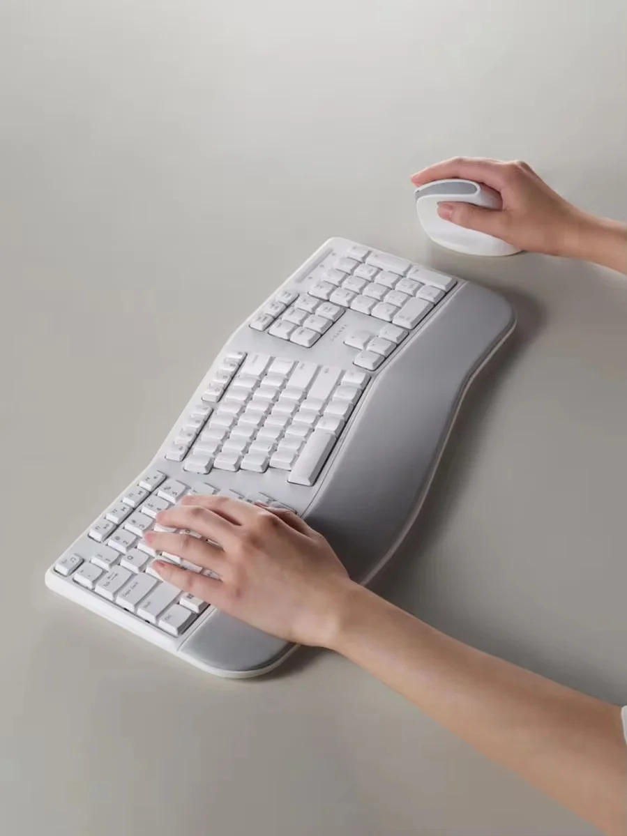 

Sanwa Supply GSKBERGW6 Office Keyboard Mouse Set 2.4G Wireless Light Tone Keyboards 104key ABS Lightweight Office Keyboard Gift