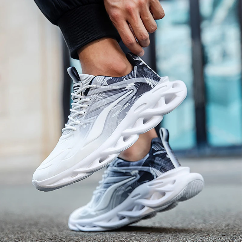 

HOT SALE Running Shoes Men Lightweight cushioning Sneakers Jogging Shoes Men Outdoor Walking Shoes Trekking shoes Men Size 39-46