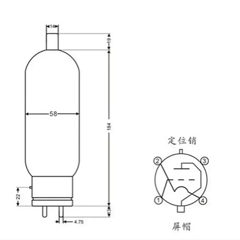 

805 (6N8P 6H8C CV181) PSVANE tube precision matching original authentic