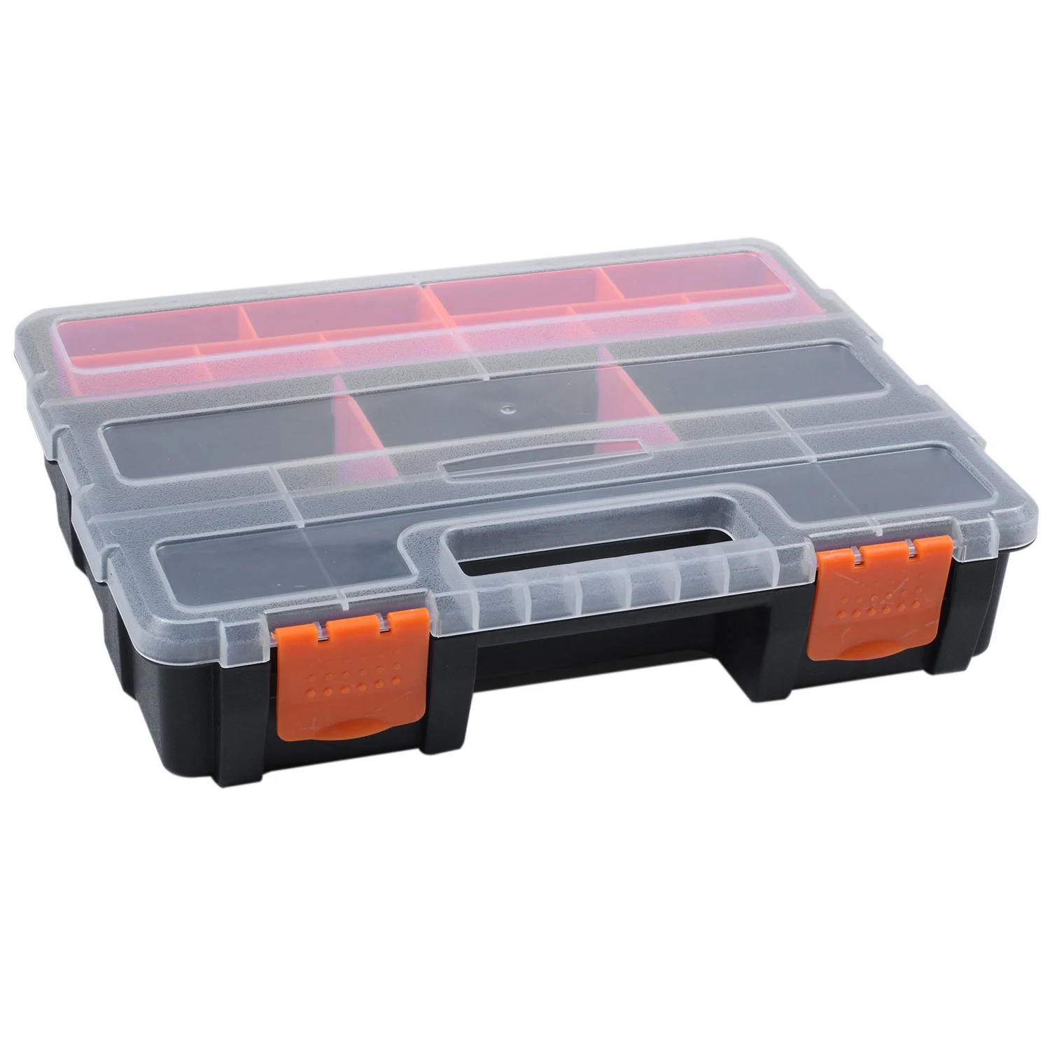 F-290 Portable Plastic Tool Parts Box Screw Storage Box Electronic Component Box Compartment Box Material Box