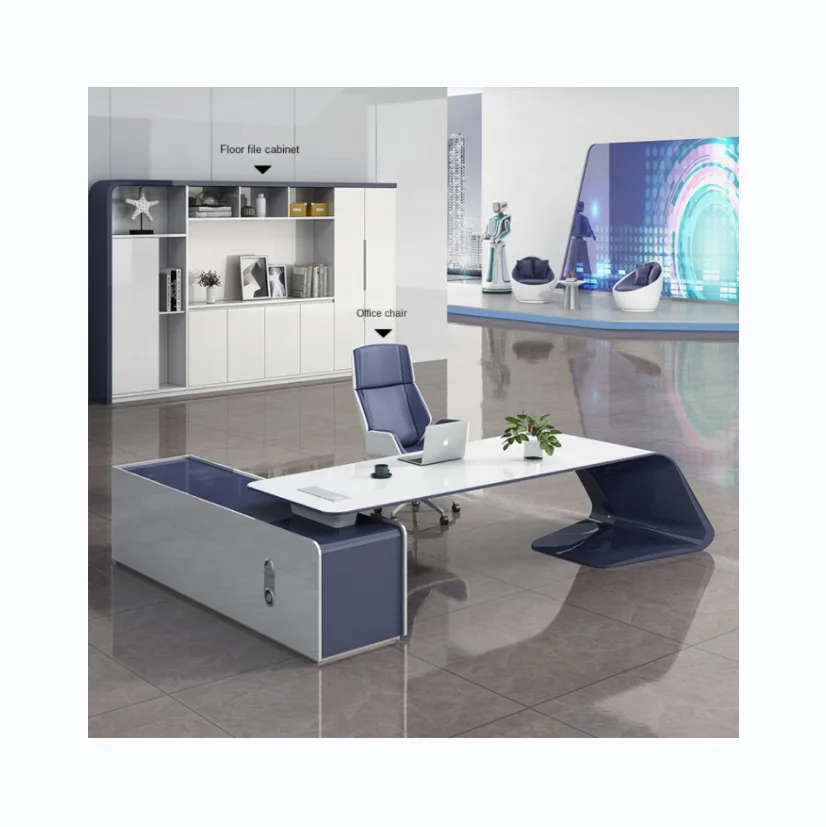 Panneau Réversible Blanc, Mobilier de Bureau Contemporain, Simple et Moderne, pour Usage Domestique