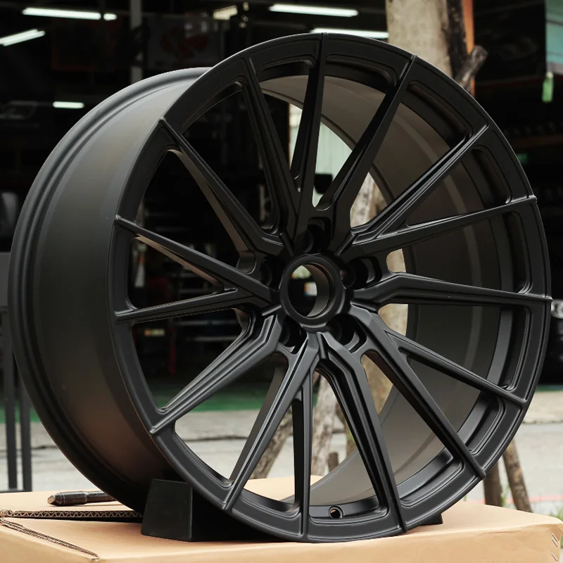 Nine Spoke Custom Forged Alloy Wheels 19-23 Inch Sport Tuning Rims For Audi A3 A4 VW Golf Passat Passenger Car Adaptation to var