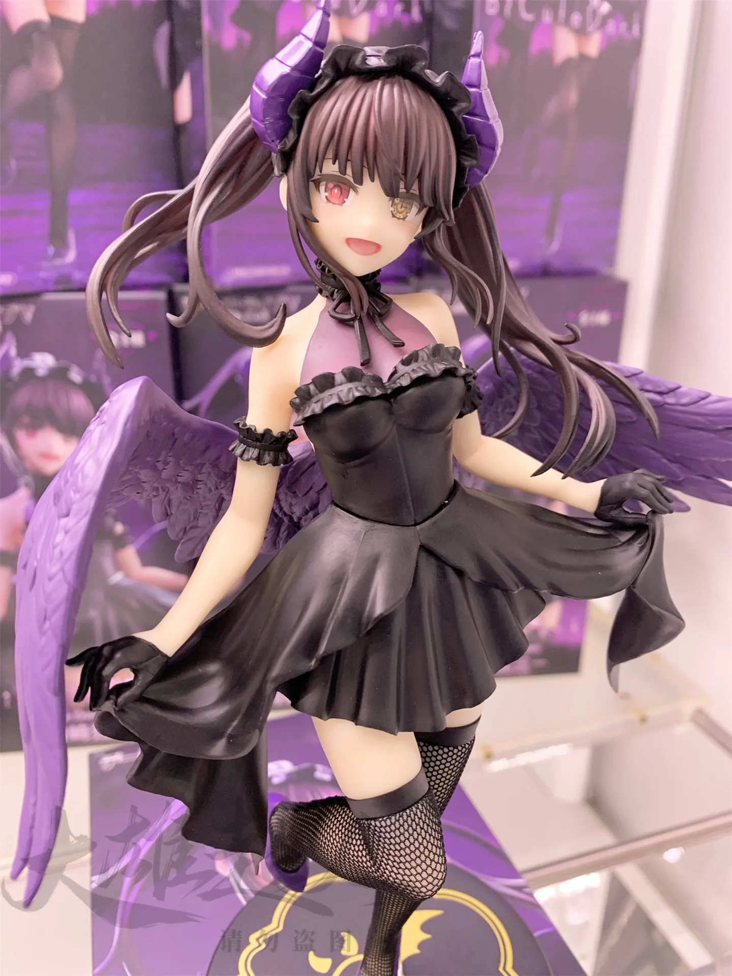 Neu auf Lager Original Furyu Datealive Bicute Dark Anime Figur Tokisaki Kurumi 23cm Sammlermodell Spielzeugfiguren Geschenk