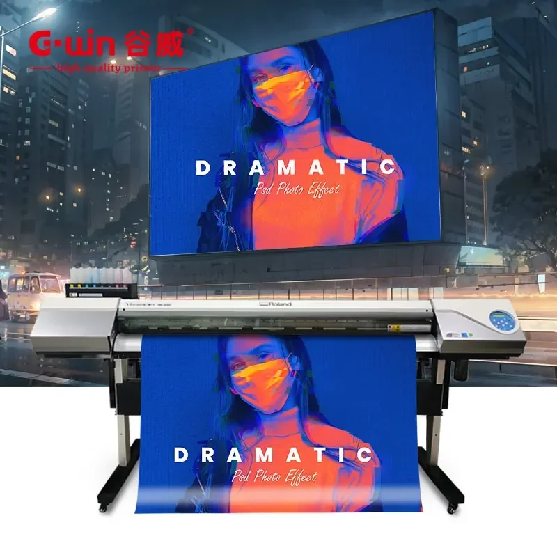 حار بيع اليد الثانية Re640 رولاند آلة مستعملة رولاند Re-640 طابعة أفضل طابعة التسامي لقمصان نقل الحرارة #1