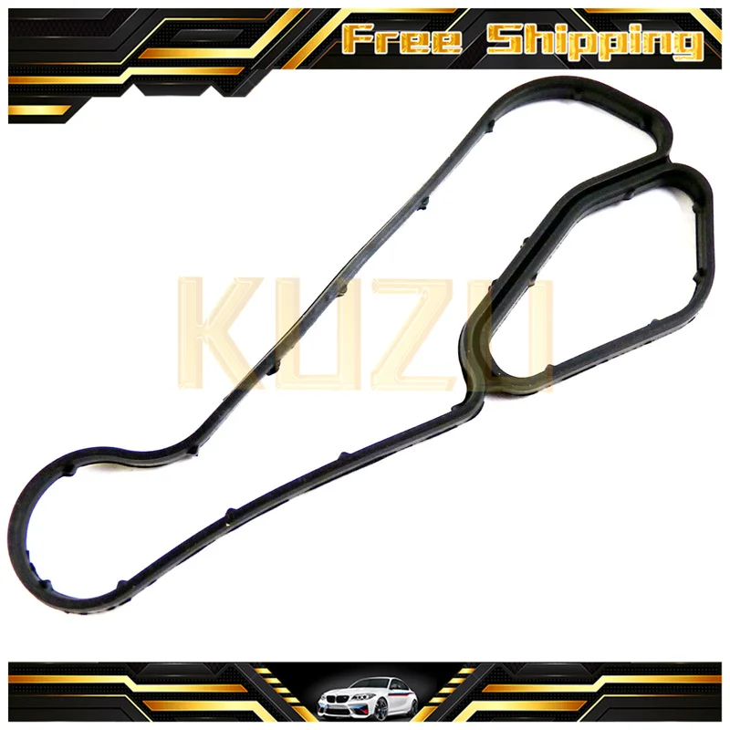 Engine Oil Filter Housing Seal Gaskets 11428637821 11428637820 For BMW E60 E82 E83 E84 E90 E92 E93