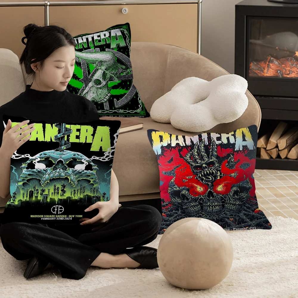 

P-Pantera F-Far B-Beyond D-Driven Pillow Gift Home Office Decoration Pillow Bedroom Sofa Car Cushion CoverPillow Case