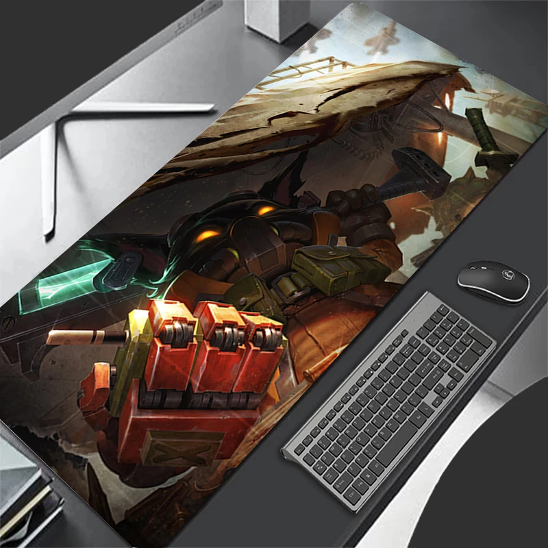 Mousepad Computer Gaming Accessories Keyboard Pad Office Rubber Mouse Pad Decoracion Desk L-league Of Legends Veigar Mouse Mat