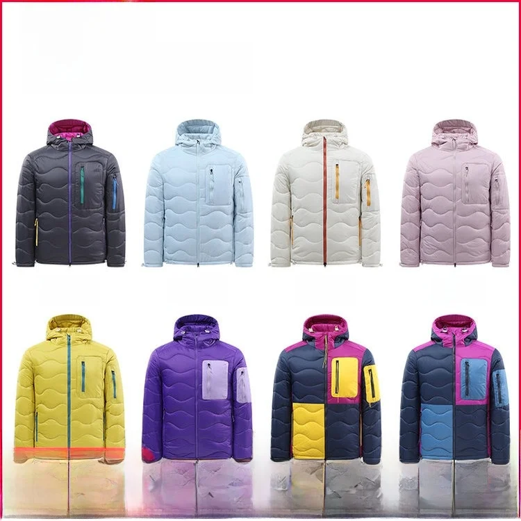 

Heavyweight Hooded Cotton Jaet Youth Faion Warmth Bread Toast Color Blo New Winter Men Women Coat Outerwear