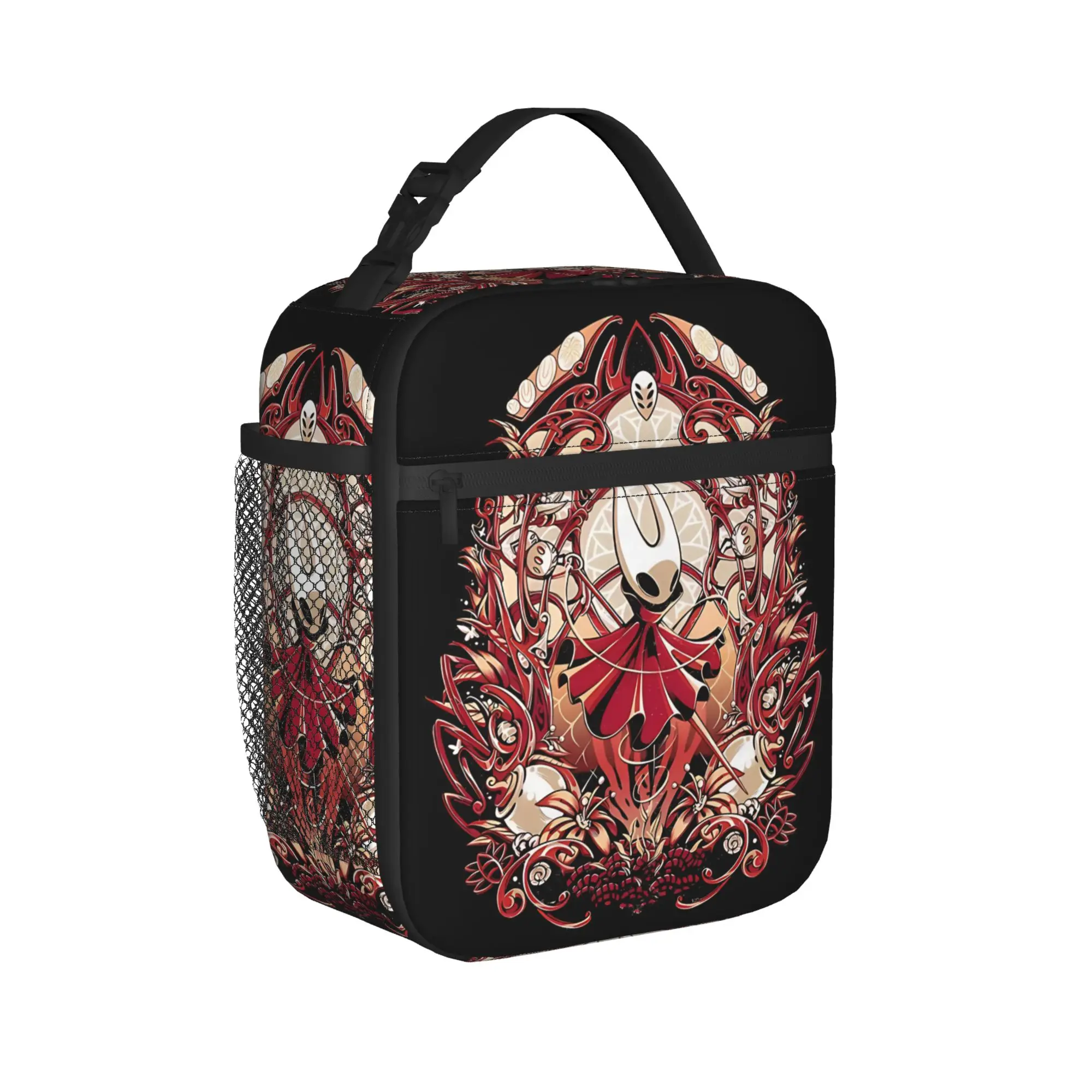 Lunch Bag Hornet Hollow Knight Silksong School Lunch Box For Unisex  Kawaii Portable Designer Thermal Lunch Bags