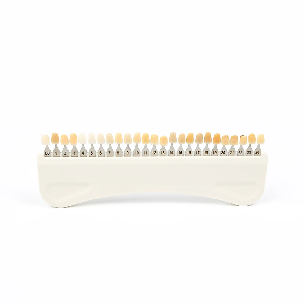 Dental 25 color chart Digital Shade Guide Tooth Color Comparator